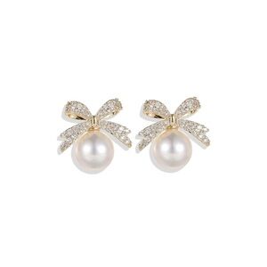 ✨ LUXE HOLIDAY PEARL BOW EARRINGS ✨
